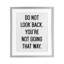 «Don't Look Back», reproduction sous verre encadrée-1157680255-1157680227