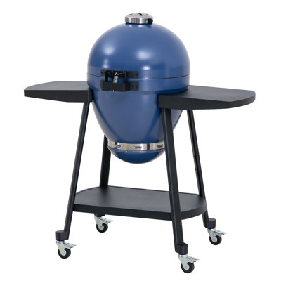 Kamado Grill with Pizza Stone