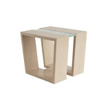 Sunset Key Fischer Floor Shelf End Table