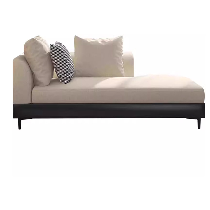 Chaise longue rembourrée Sune, Accoudoir à gauche (vu de face)