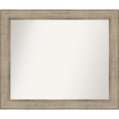 Jannice Solid Wood Wall Mirror