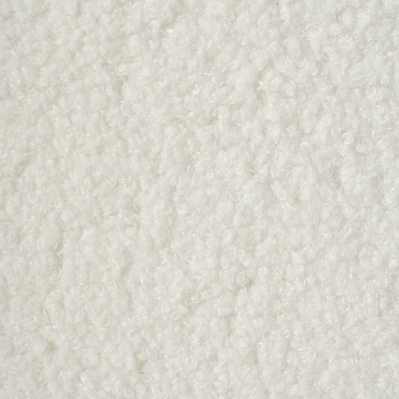 Fauteuil d'appoint blanc surdimensionné: velours de luxe, pieds en noyer pour une utilisation durable de qualité supérieure