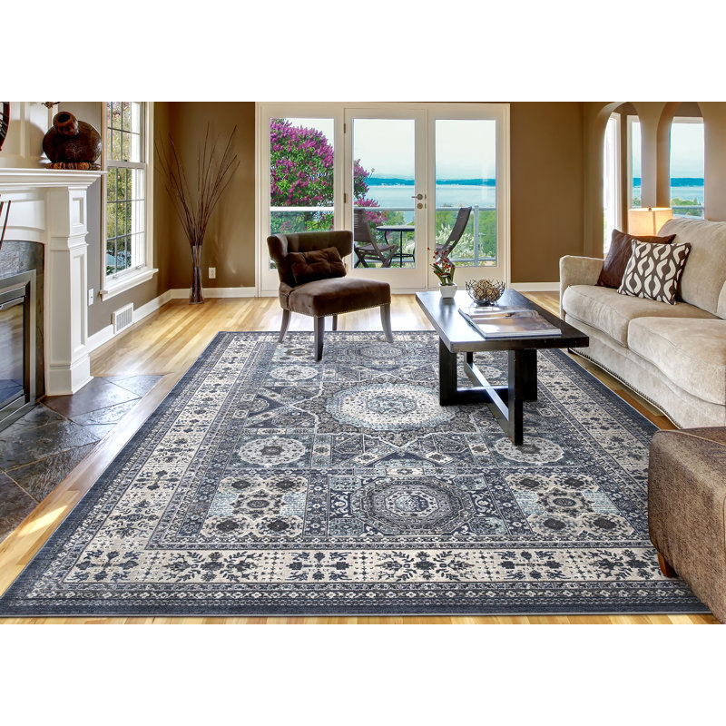Merseles X 9 pi Tapis, Rectangle 6 pi 7 po x 9 pi 3 po