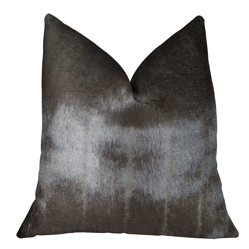 Housse et insert de coussin en fausse fourrure de luxe Silky Mink, Rectangulaire, H 12 po x l 25 po, Polyester