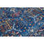 Hand Knotted Wool Oriental Area Rug in Blue/Cream/Red/Brown