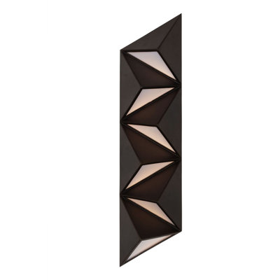 Applique murale d'extérieur en bronze Delta 1 LT Kalco