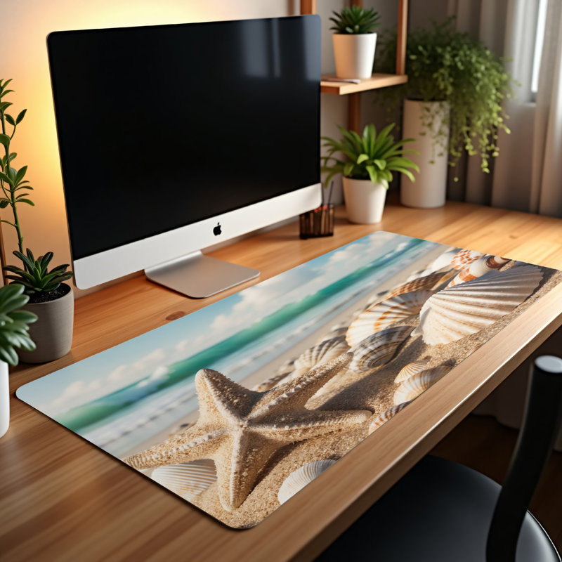 Polyester Desk Pad, 31.5x15.5