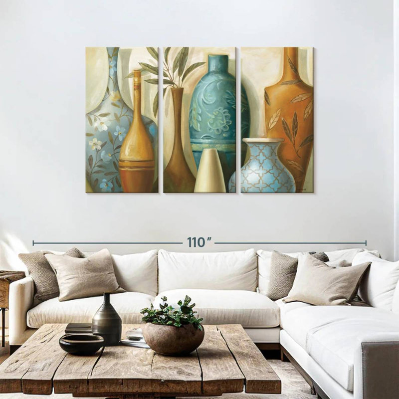 Senne Blue Morocco, 48" H x 74" W