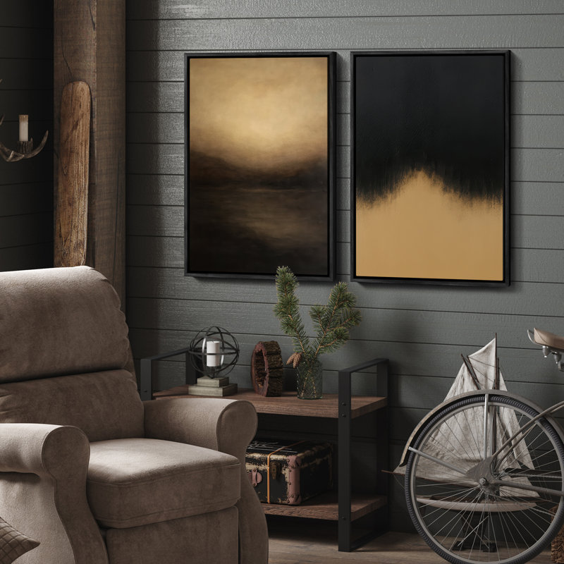 Art mural encadré, rétro, antique et classique pour chambre à coucher - 16 po x 24 po, H 24 po x l 16 po, Noir
