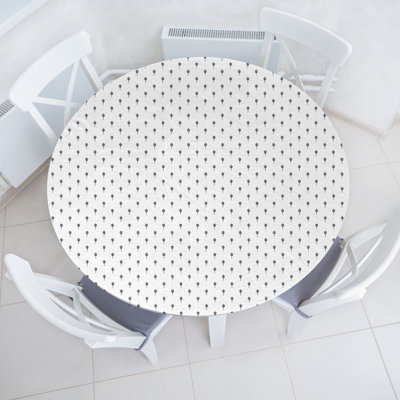 Ambesonne Fitted Round Tablecloth