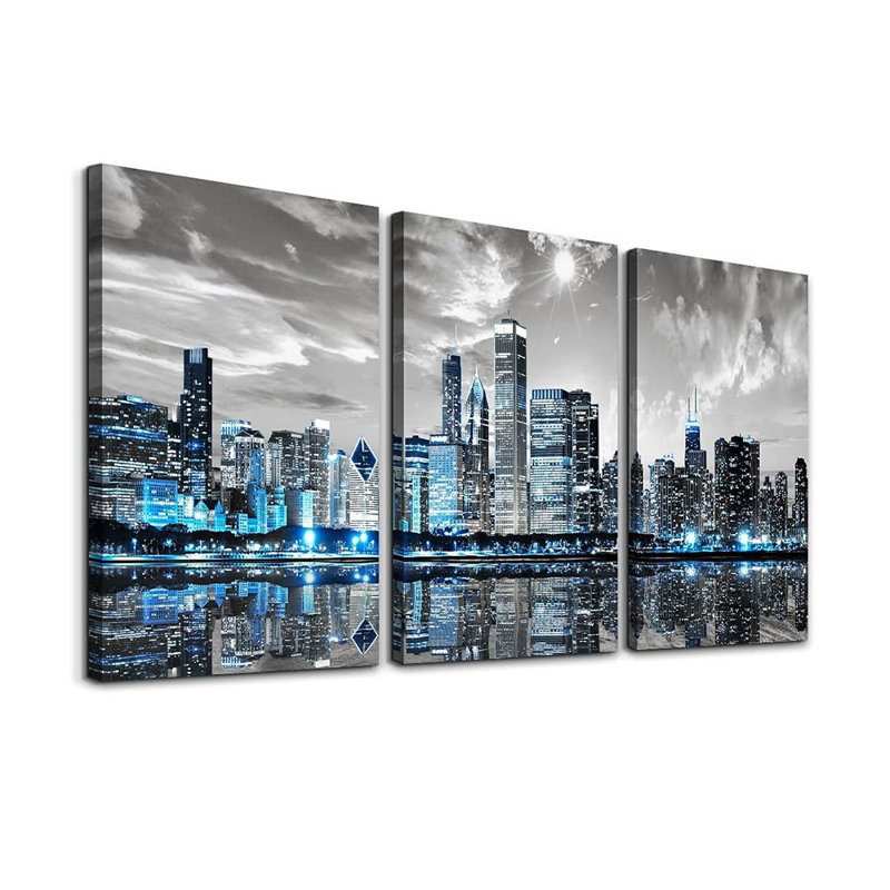3 Piece Wrapped Canvas Print