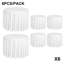 6 pièces / paquet de nappes rondes en polyester sans soudure de 132 pouces, parfaites pour un usage quotidien, les cuisines de restaurant et diverses décorations de table, ces articles durables et faciles à installer sont parfaits pour tout décor-300533219