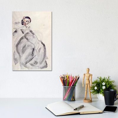 Prisoner by Egon Schiele - Wrapped Canvas Painting