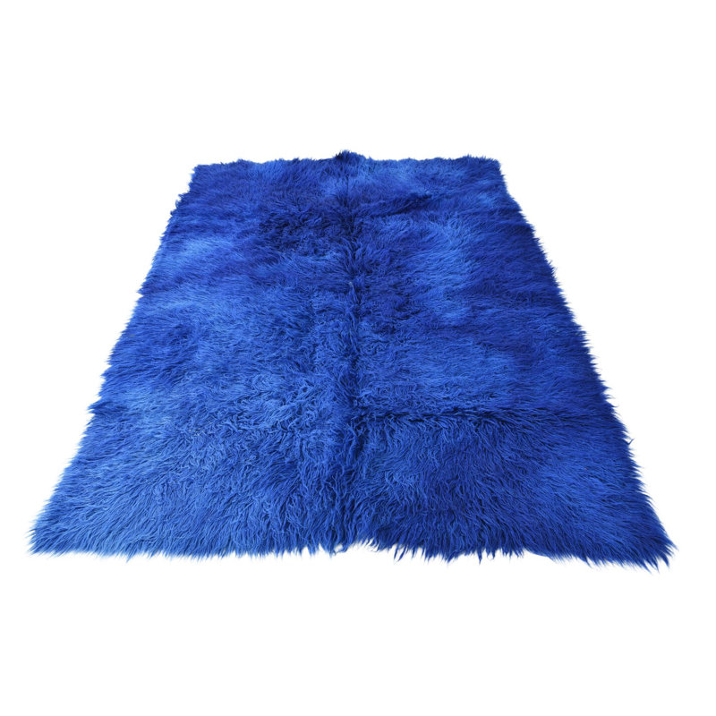 Tapis bleu Parra
