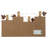 Wooden Pumpkins Lighted Table Decor