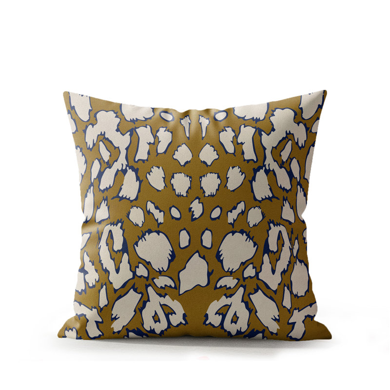Coussin Kama, Minuit royal, 16 po x 16 po