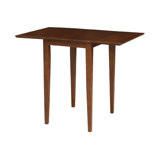 Small Dining Table With Dual 9" Drop Leaf, Dimensions 36"W X 22"D X 29"H, Espresso