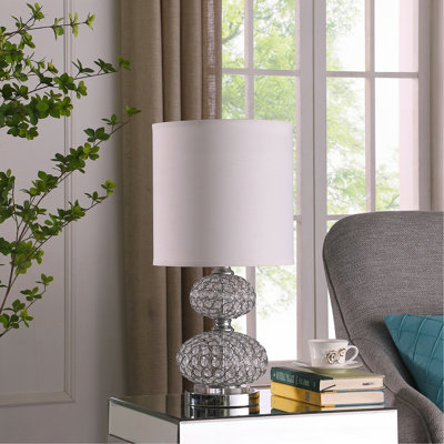 24" Mod Crystal inspired Retro Table Lamp
