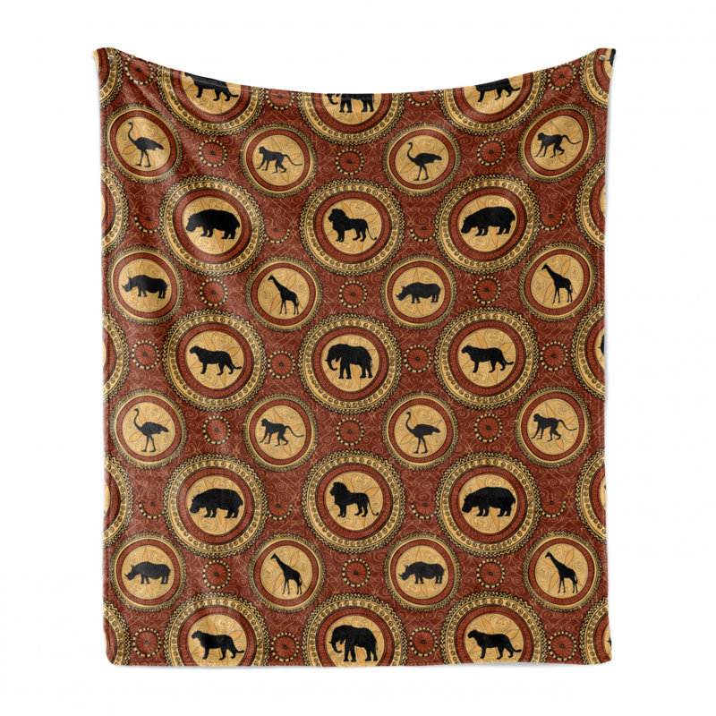 Hand Woven Throw Blanket, 70" W x 90" L