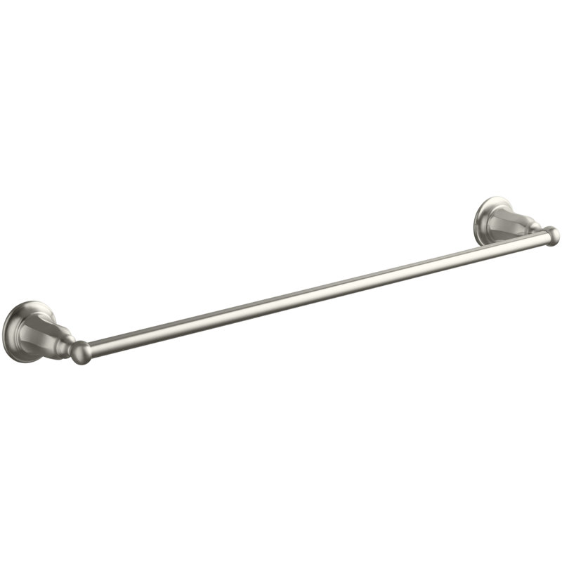 Barre à serviettes Kelston, L 24 po, Nickel brossé