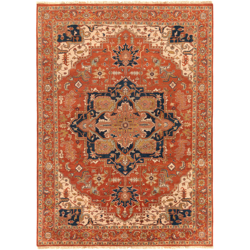 Zeus Wool Geometric Area Rug, Rectangle 8' x 11'