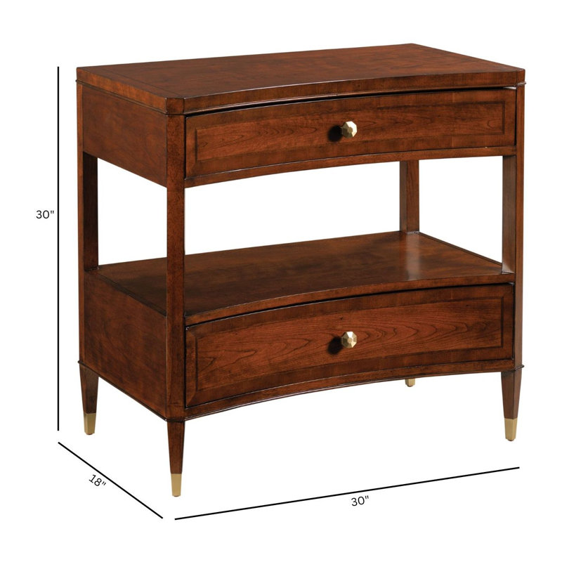 Dorman TWO DRAWER NIGHTSTAND