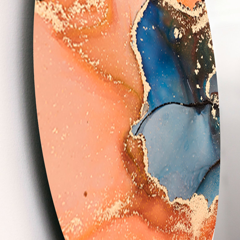 Modern Abstract Wall Decor on Metal