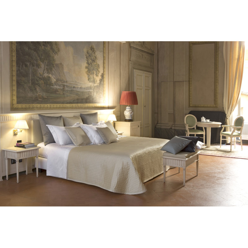 Siena Channel Sateen Coverlet Set