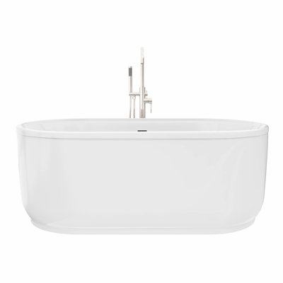Encore 60" Freestanding Soaking Acrylic Bathtub