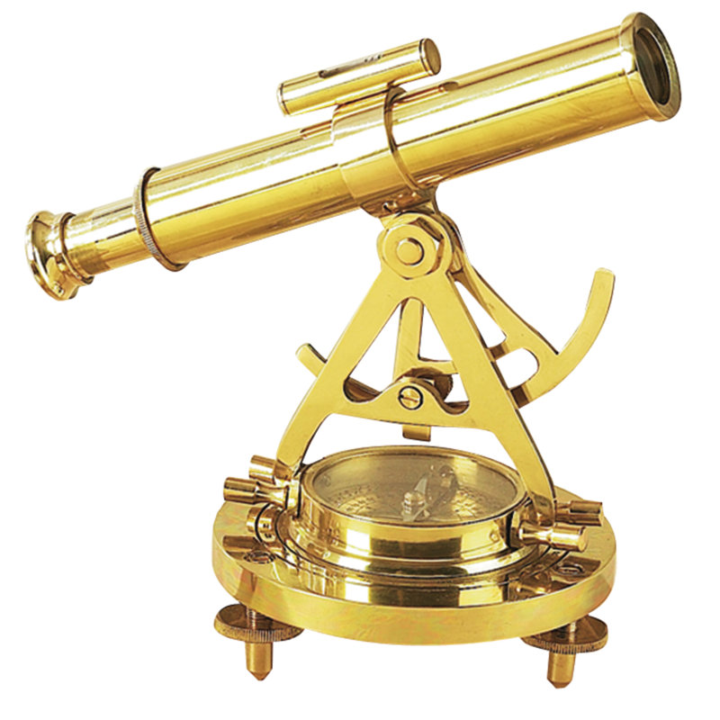 Brass and Copper Nautical Telescope Accent Decor