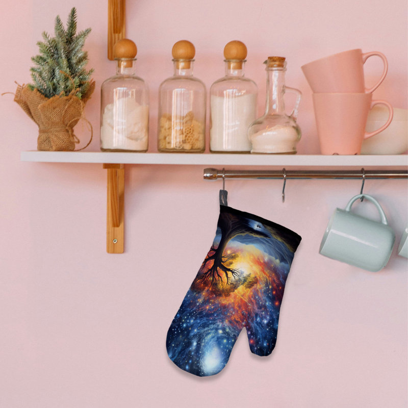 Sergé en coton Celestial Tides