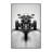 Soft Plush Gidley Trike Motorcycle Modern & Contemporary Geometric Area Rug in Beige – Black Binding-993117059