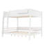 Lit superposé multifonctionnel avec tablettes de rangement et conception amovible-1305508450
