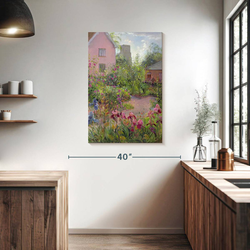 Jardin d'herbes Alvord à midi, H 39 po x l 26 po