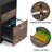 15.7'' W 2 -Drawer Mobile File Cabinet