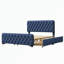 Grand lit plateforme avec rangement Jhangir