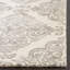 Tapis géométrique en viscose / laine touffeté à la main Bernon-24292736