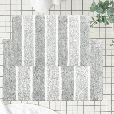 Cervantes 100% Cotton Non-Slip Bath Rug