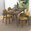 Chaise d'appoint rembourrée en bois massif Avra-954845856