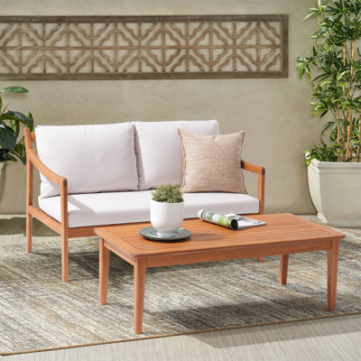 2 Piece Outdoor Seating Group With Cushions