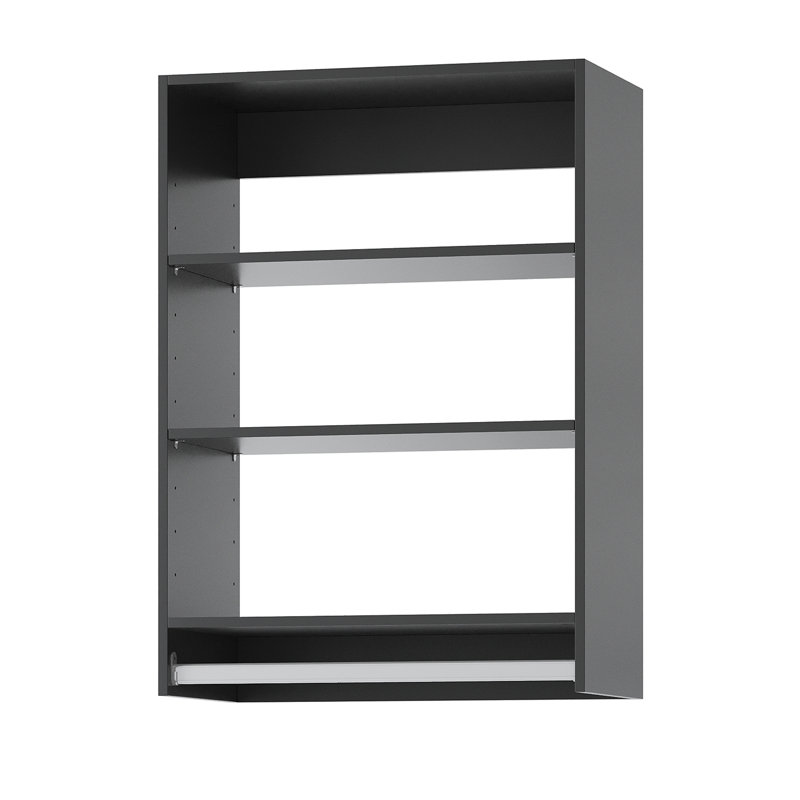 Système de garde-robe moyen, H 36 po x l 22,5 po x P 14 po, Noir, noir, noir, noir