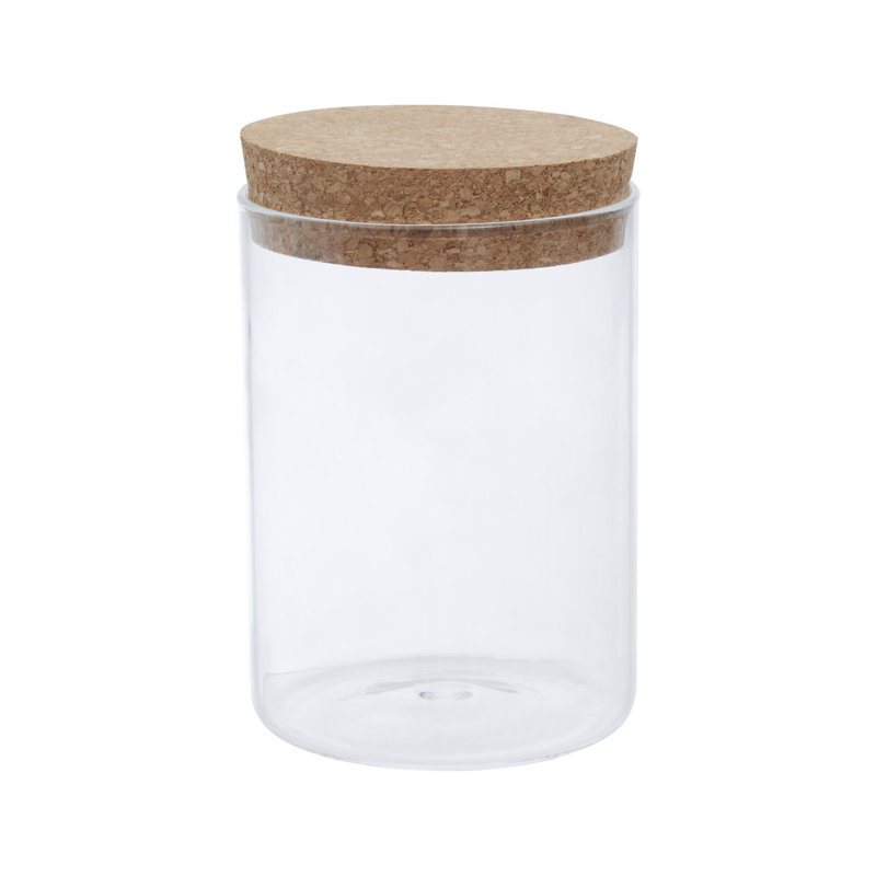Glass Jar, 15cm H x 10cm W x 10cm D