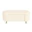 Banc de rangement avec repose-pieds Beige Modern-689494113