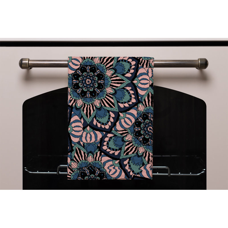 Cotton Floral Tea Towel Kitchen Towel