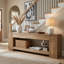 Console d'entrée en bois massif-533804780