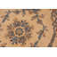 Laine oriental brun clair / beige noué à la main 9 pi x 11 pi 5 po Dorr