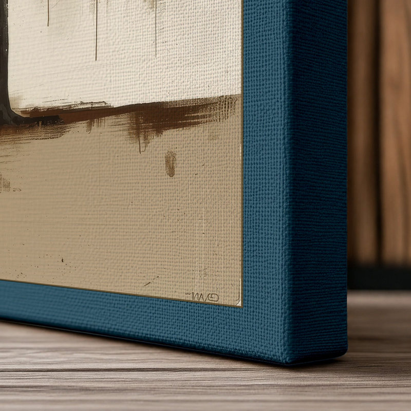 Print, 24x16 - 61.0 x 40.6 cm, Teal Border
