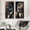«Disco Style Tuxedo Reptile», 2 pièces sur toile