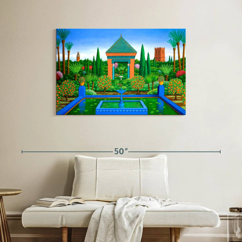 Rouille Marjorelle Oranges, H 26 po x l 39 po