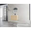 Meuble-lavabo mural 28 po avec lavabo en céramique et porte à fermeture en douceur 28 po-121938628